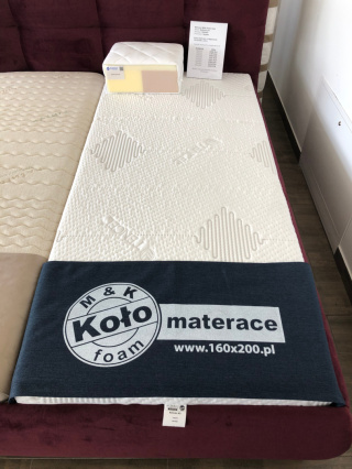 EKSPOZYCJA! Materac piankowy termoelastyczny M&K Foam Koło Bahrain H3 90x200 Impuls